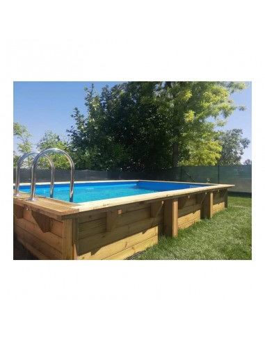 Piscine Bois Azura - L.350 x l.505 x H.126cm - Ubbink Ubbink Les piscines & spas
