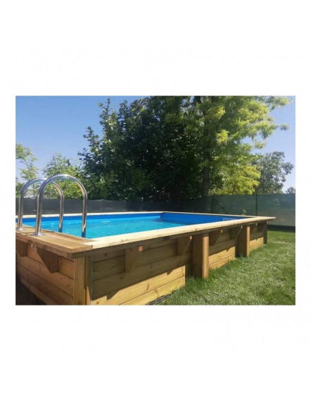 Piscine Bois Azura - L.350 x l.505 x H.126cm - Ubbink Ubbink Les piscines & spas