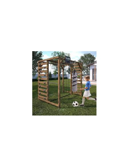 Aire de jeux en bois Odin – SOULET  Agrès, portique et accessoire