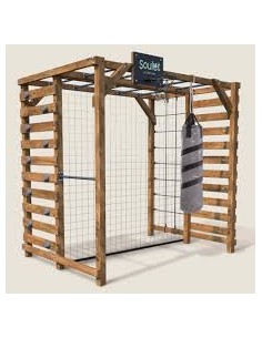 Aire de jeux en bois Odin – SOULET  Agrès, portique et accessoire