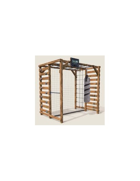 Aire de jeux en bois Odin – SOULET  Agrès, portique et accessoire