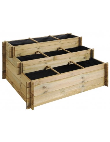 Carré potager UP L.120 x l.100 x H.54 cm  Carrés potager en bois