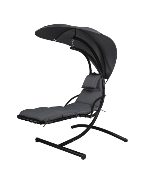 Loveuse Zoé suspendue anthracite - ECLOZ ECLOZ Balancelle et fauteuil suspendu