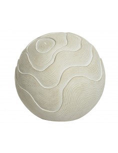 Statue Boule en fibre argile Blanc cassé - Kaemingk Kaemingk Sujet à poser