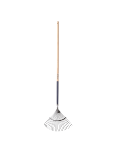 Balai à Gazon Fils Ronds 22 Dents Manche en Bois 150cm - Invivo ECLOZ Balais