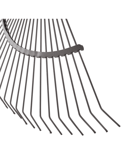 Balai à Gazon Fils Ronds 22 Dents Manche en Bois 150cm - Invivo ECLOZ Balais