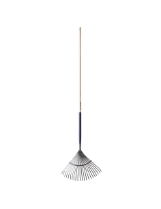 Balai à Gazon Fils Plats 22 Dents Manche en Bois 150cm - ECLOZ ECLOZ Balais 2