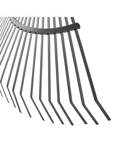 Balai à Gazon Fils Plats 22 Dents Manche en Bois 150cm - ECLOZ ECLOZ Balais