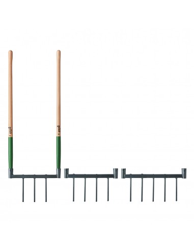 Lot de 2 Manches en bois pour Biofourche - Invivo Invivo Manche