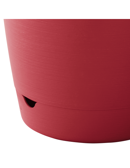 Jardinière en plastique Autonome 60cm + Soucoupe Clipsée rose - 11L - ECLOZ ECLOZ Jardinière en plastique