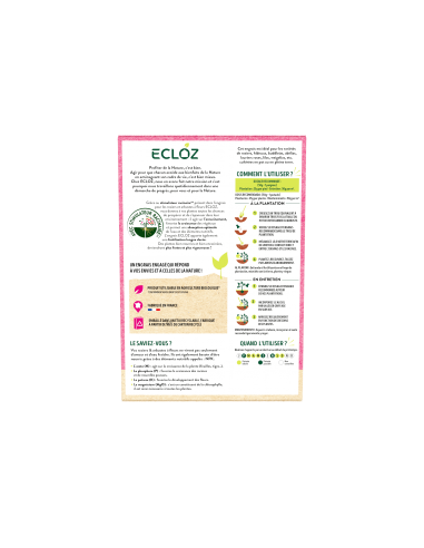 Engrais rosiers et arbustes fleuris 750g - ECLOZ ECLOZ Engrais spécifique