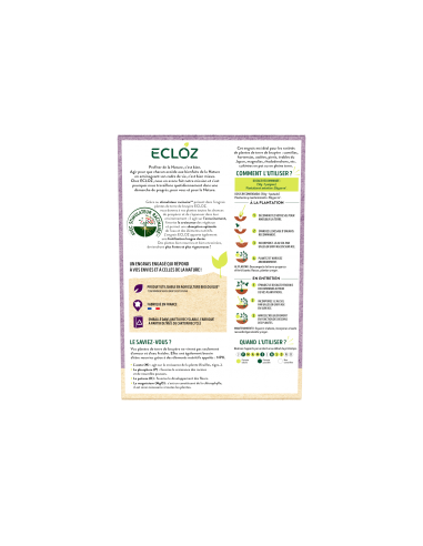 Engrais plantes de terre de Bruyère 750g - ECLOZ ECLOZ Engrais spécifique