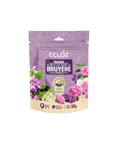 Engrais plantes de terre de Bruyère 500g - ECLOZ ECLOZ Engrais spécifique