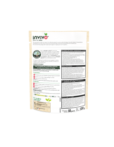 Engrais tomates, aubergines et courgettes 500g - Invivo Invivo - Nous on sème Engrais spécifique