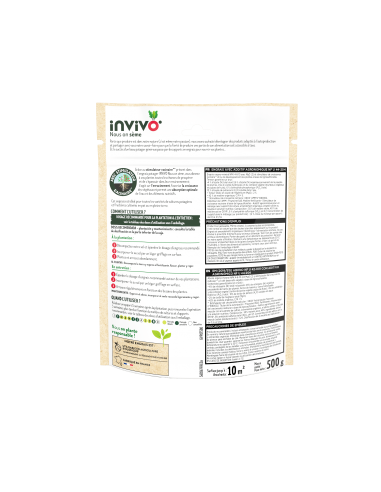 Engrais potager 500g - Invivo Invivo - Nous on sème Engrais spécifique