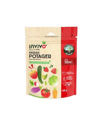 Engrais potager 500g - Invivo Invivo - Nous on sème Engrais spécifique