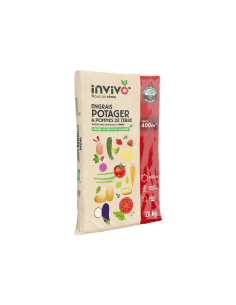 Engrais potager 20 kg - Invivo Invivo - Nous on sème Engrais spécifique