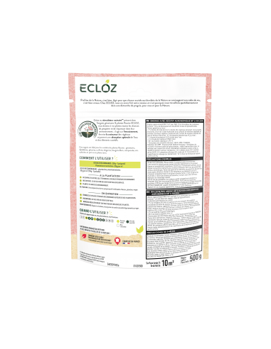 Engrais plantes fleuries et géraniums 500g - ECLOZ ECLOZ Engrais spécifique