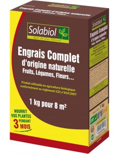 Engrais complet 1kg - Solabiol Solabiol Engrais spécifique