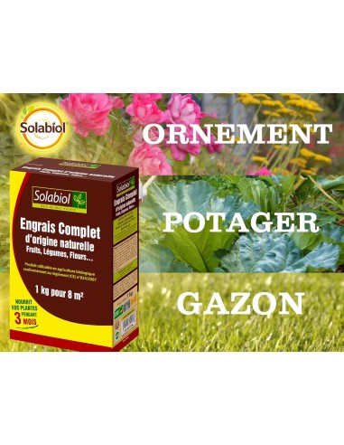 Engrais complet 1kg - Solabiol Solabiol Engrais spécifique