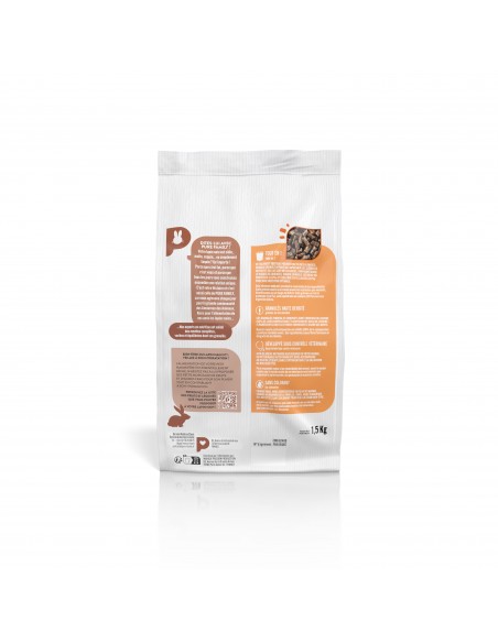 Aliment Lapin nain usure des dents 1,5kg - Pure Family Pure Family Aliment complet