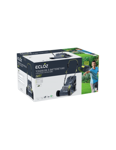 Tondeuse sur Batterie 20V - 33cm - ECLOZ ECLOZ Tondeuse à gazon