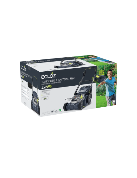 Tondeuse sur Batterie 2 x 20V - 40cm - ECLOZ ECLOZ Tondeuse à gazon