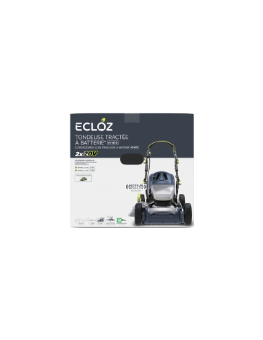 Tondeuse sur Batterie 2 x 20V - 46cm - ECLOZ ECLOZ Tondeuse à gazon