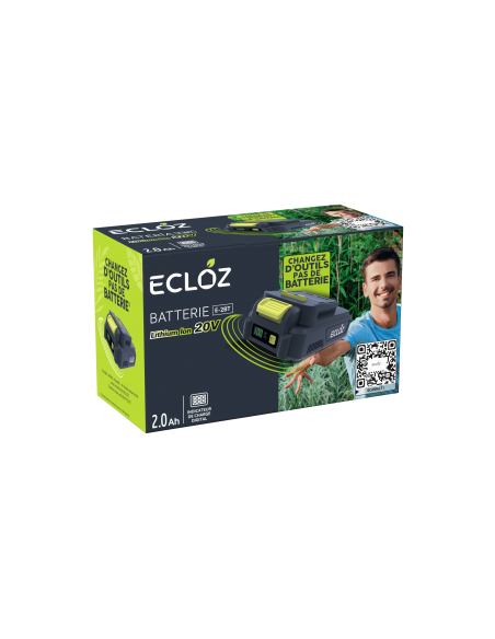 Batterie 20V 2Ah - ECLOZ ECLOZ Accessoires et entretien