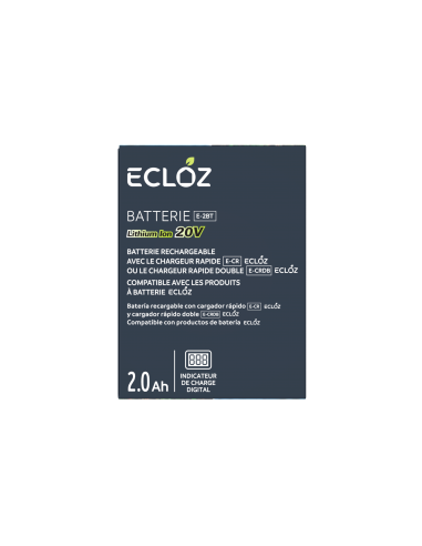 Batterie 20V 2Ah - ECLOZ ECLOZ Accessoires et entretien