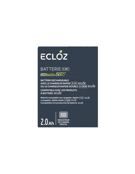 Batterie 20V 2Ah - ECLOZ ECLOZ Accessoires et entretien