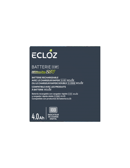 Batterie 20V 4Ah - ECLOZ ECLOZ Accessoires et entretien