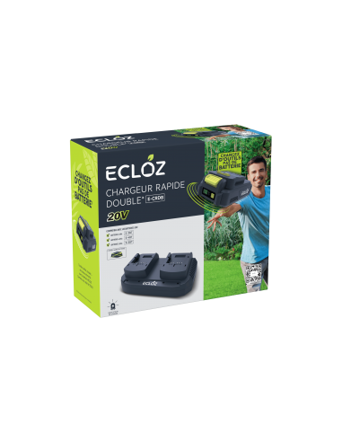 Chargeur Rapide Double 20V 4Ah - ECLOZ ECLOZ Accessoires et entretien