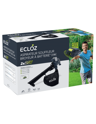 Aspirateur/ souffleur/ broyeur sur batterie 20V - ECLOZ ECLOZ Souffleur