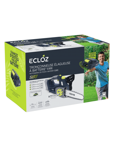 Tronçonneuse/ Élagueuse sur Batterie 20V - ECLOZ ECLOZ Tronçonneuse