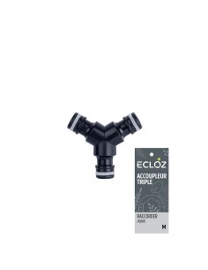Accoupleur universel 3 mâle - ECLOZ ECLOZ Raccord et sélecteur de sortie
