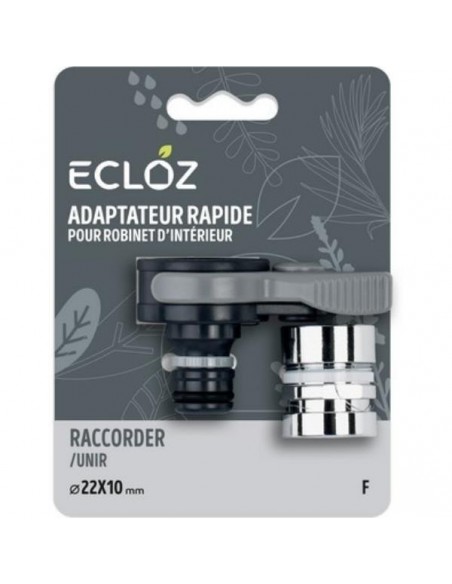 Adaptateur Rapide pour robinet d'intérieur - ECLOZ ECLOZ Raccord et sélecteur de sortie