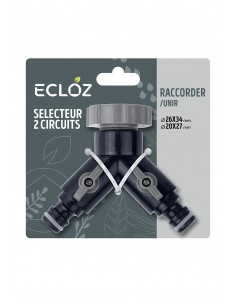 Sélecteur 2 circuits 20x27 - ECLOZ ECLOZ Raccord et sélecteur de sortie