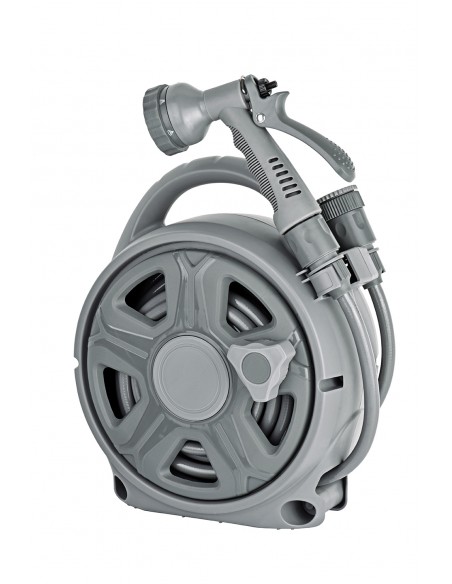 Dévidoir portable avec tuyau de 10m - ECLOZ ECLOZ Dévidoir et enrouleur de tuyau