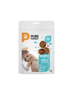 Snacks au Poulet Sachet 100 g - Pure Family Pure Family Biscuit friandise