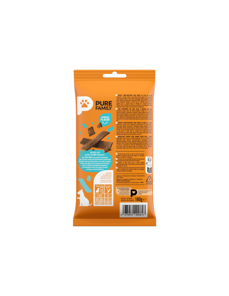 Lamelles au Poulet Sachet 180 g - Pure Family Pure Family Biscuit friandise