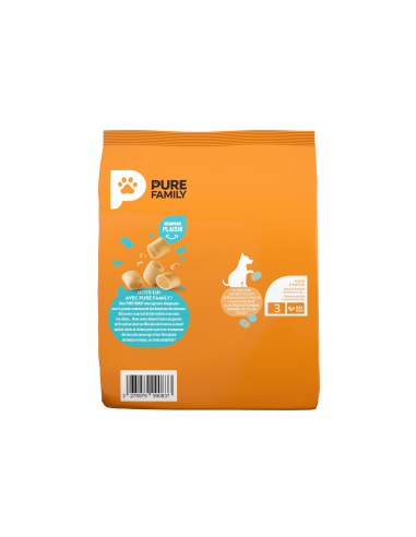 Biscuits Fourrés au Bœuf Sachet 400 g Chiot - Pure Family Pure Family Biscuit friandise