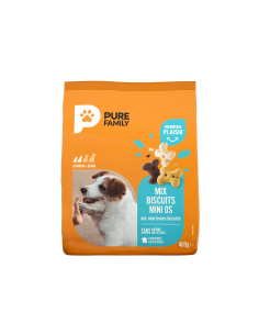 Mix Biscuits Mini Os Sachet 400 g - Pure Family Pure Family Biscuit friandise