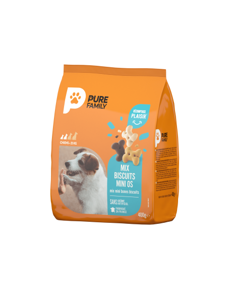 Mix Biscuits Mini Os Sachet 400 g - Pure Family Pure Family Biscuit friandise