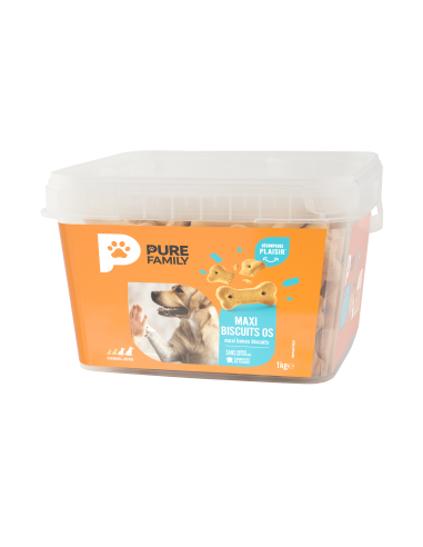 Biscuits Fourrés au Bœuf Seau 1 kg - Pure Family Pure Family Biscuit friandise