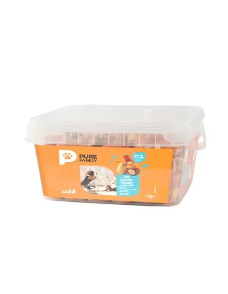 Mix Biscuits Fourrés Seau 1 kg - Pure Family Pure Family Biscuit friandise