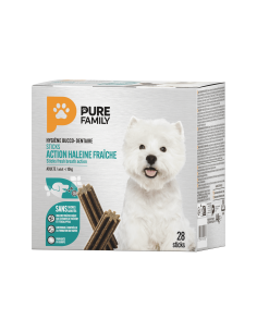 Stick Haleine Fraîche petit chien x28 - Pure Family Pure Family Friandise bucco-dentaire 2