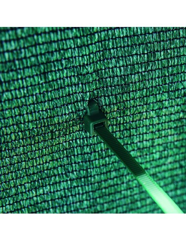 50 colliers de fixation vert - ECLOZ ECLOZ Accessoires pour clôture, bordure et occultation