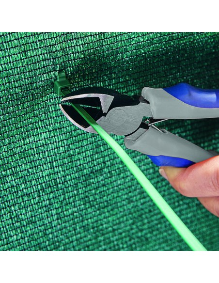 50 colliers de fixation vert - ECLOZ ECLOZ Accessoires pour clôture, bordure et occultation