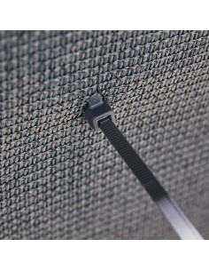 50 colliers de fixation gris - ECLOZ ECLOZ Accessoires pour clôture, bordure et occultation 2